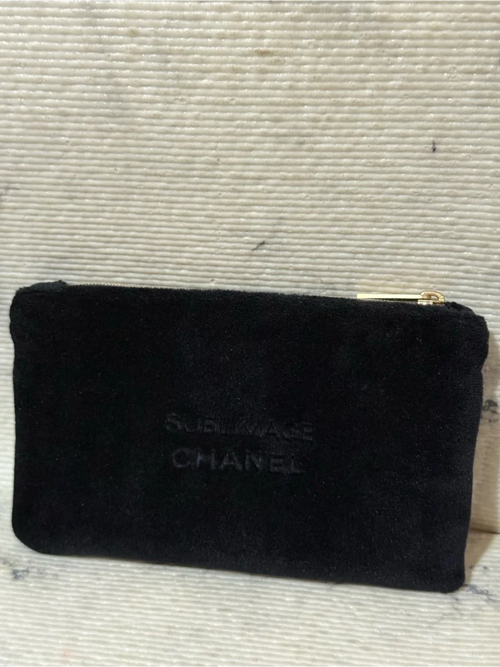 Chanel Beauty Black Velvet Sublimage Pouch, Sublimage Creme, Mask & Concentrate